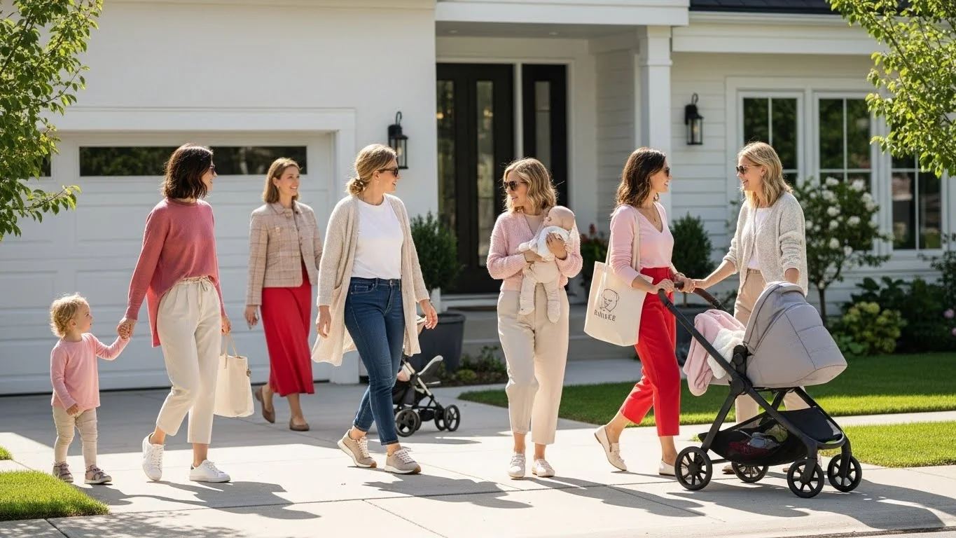 22 Effortless Valentine’s Outfits for Moms That Look Chic