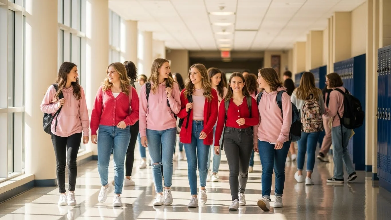 23 Cute Valentine’s School Outfits Teens Absolutely Love