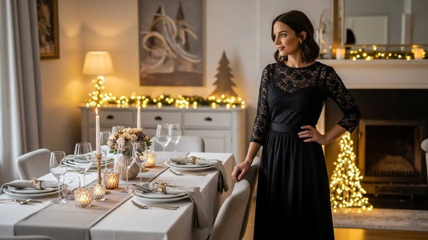 23 Elegant Christmas Dinner Outfits That Impress Insta