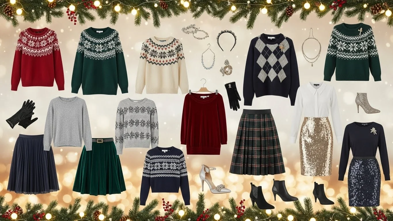 25 Chic Christmas Day Outfits That Look Festive & Stylish