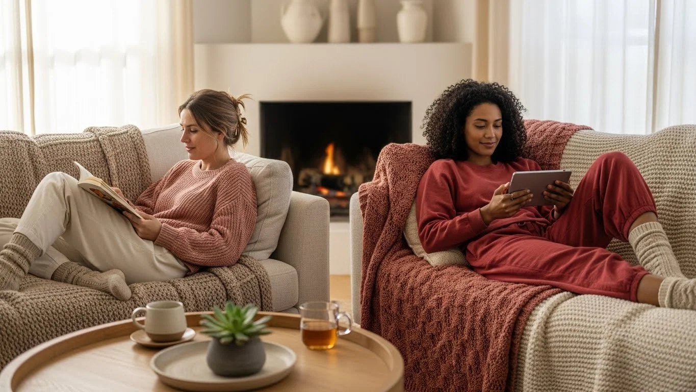 26 Cozy Lounge Valentine’s Outfits Perfect for Staying In