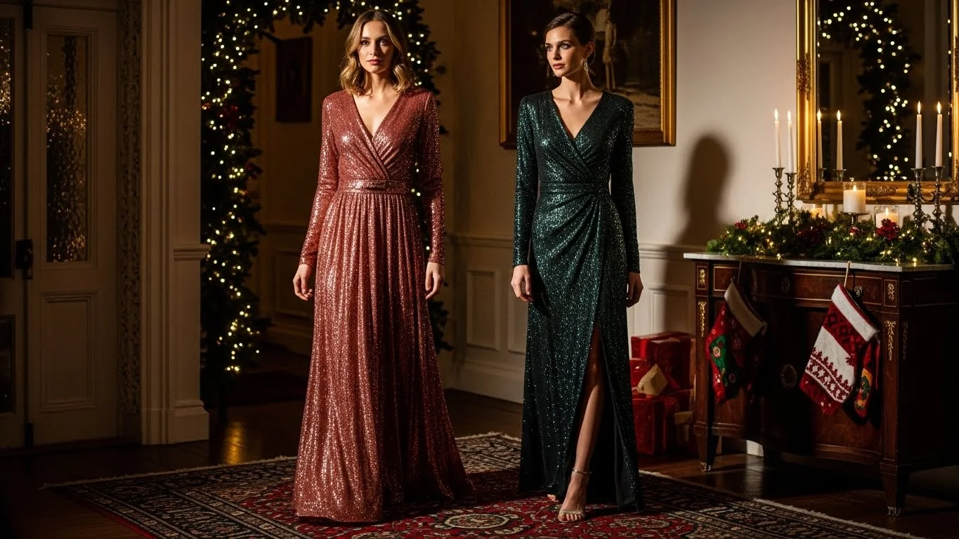 26 Glam Christmas Eve Outfits That Shine All Night