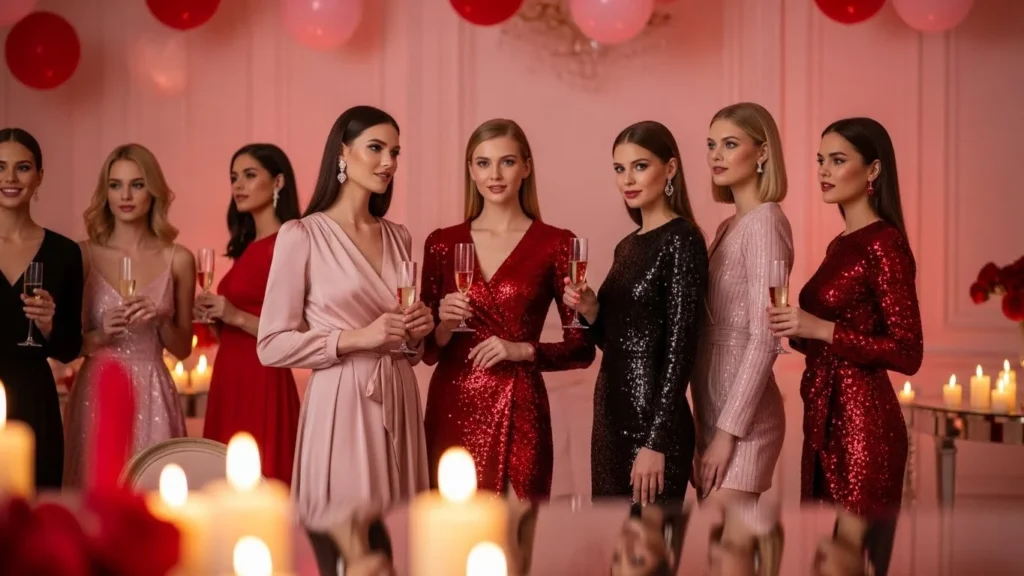 27 Glam Valentine’s Party Outfits That Shine All Night