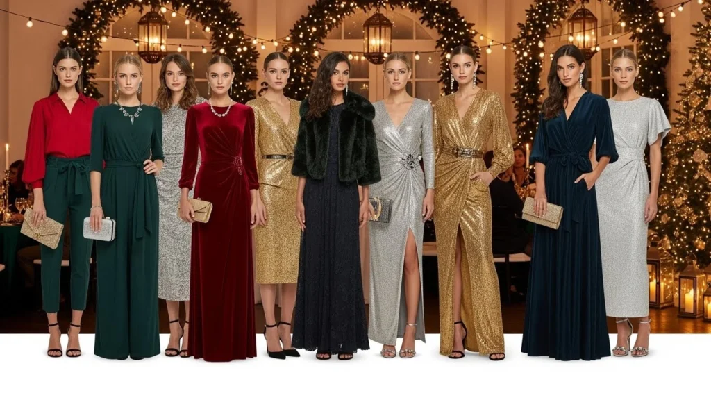 28 Trendy Christmas Party Outfits That Make You the Star