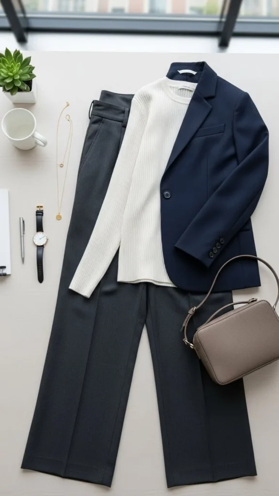 Balance Structured Pieces With Soft Fabrics