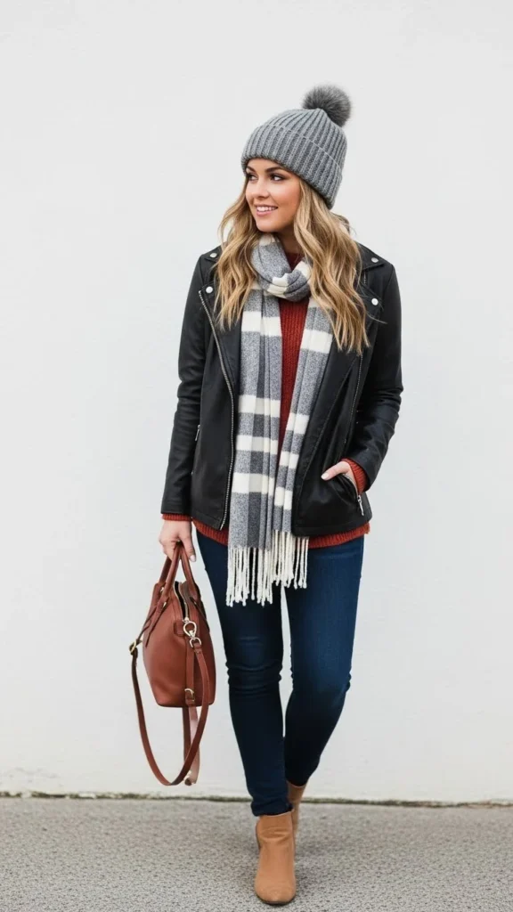 Beanie Styled Casual Layers