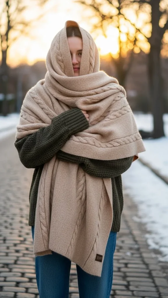 Cozy Scarf as the Main Detail