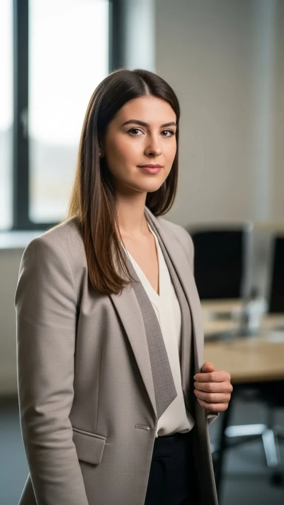 Layered Neutrals For Cold Offices