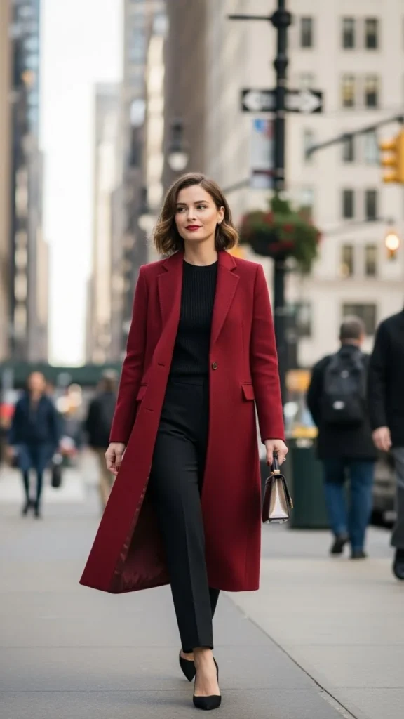 Longline Coat with Simple Base