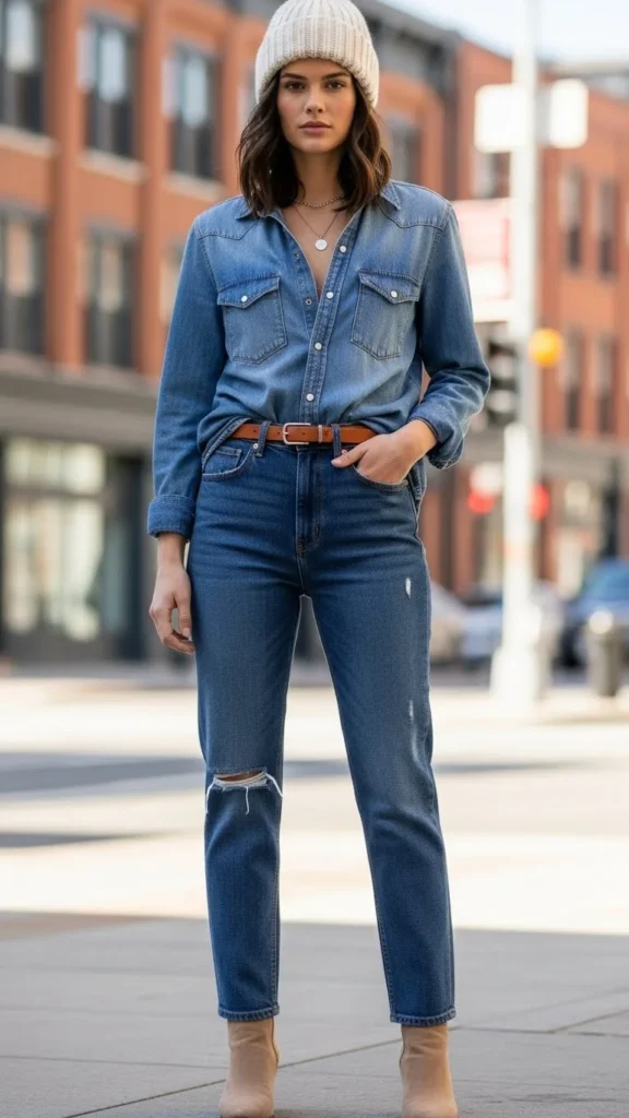 Master the Denim-on-Denim Look