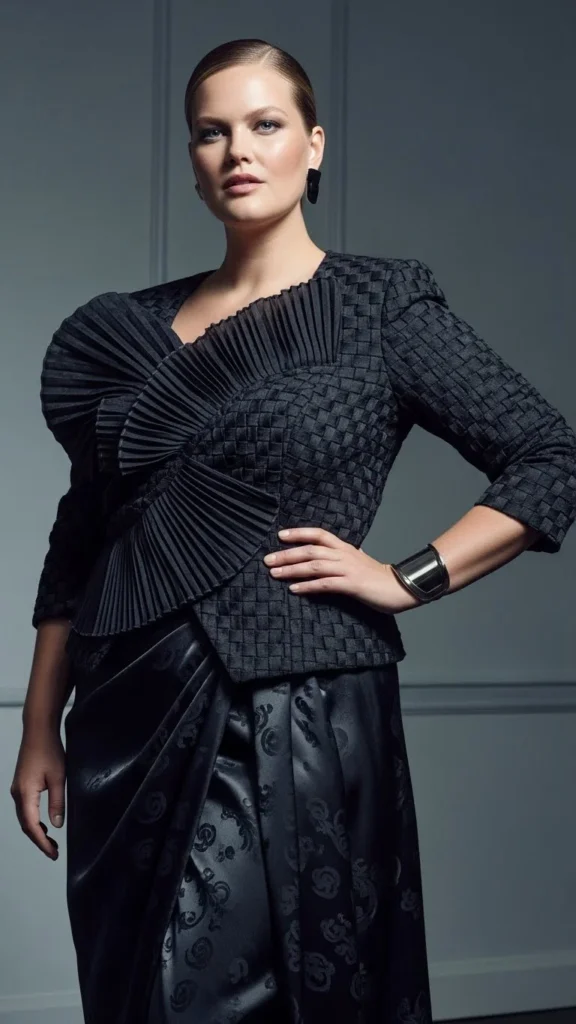 Monochrome Outfit With Texture