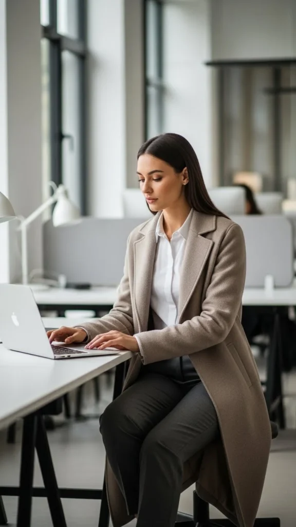 Office Coatigan Styling