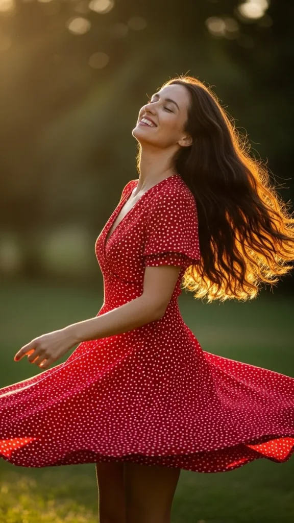 Red Polka Dot Dress
