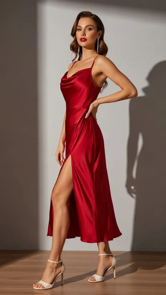 Slip Midi with Side Slit