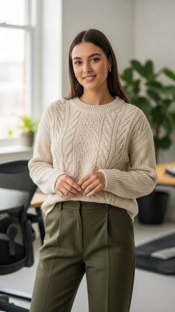 Smart Casual Knit And Slacks