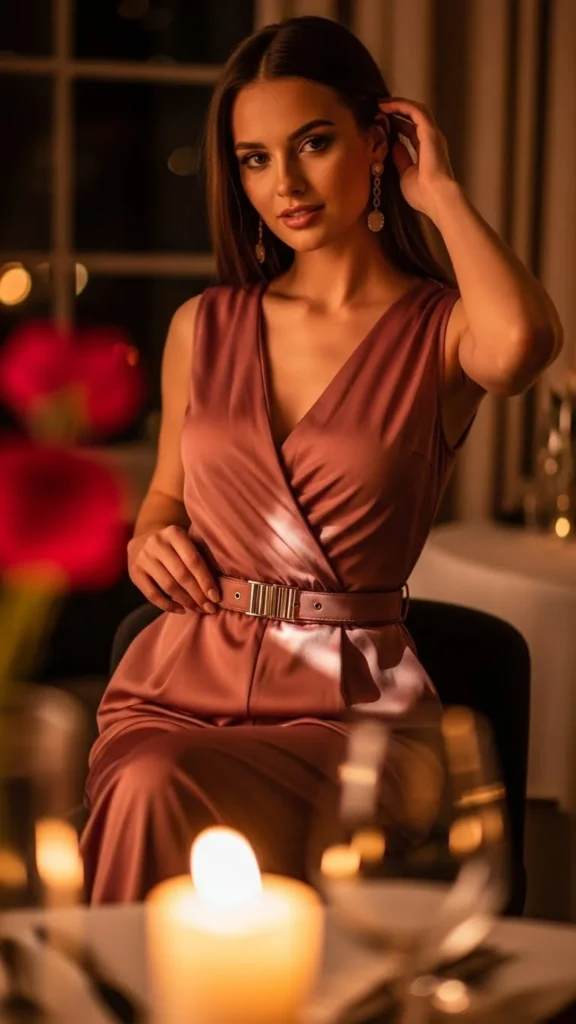 Soft Jumpsuit With Belt