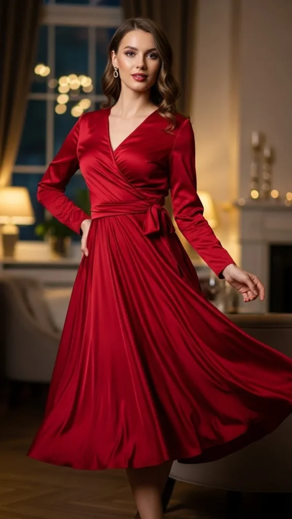 Wrap Dress with Subtle Detail