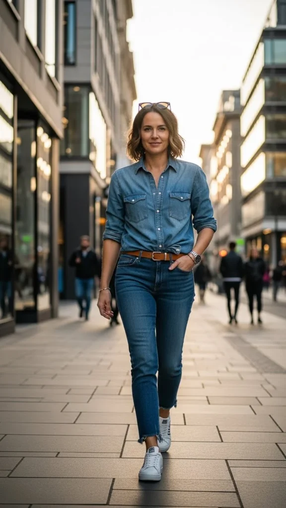 how to style denim outfits