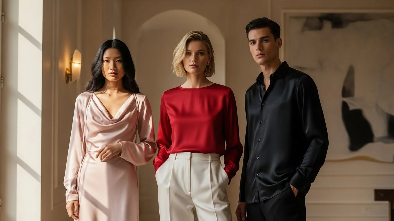 26 Elegant Silk Valentine’s Outfits That Look High-End