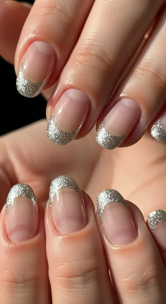 Clear Base with Glittered Tips.webp