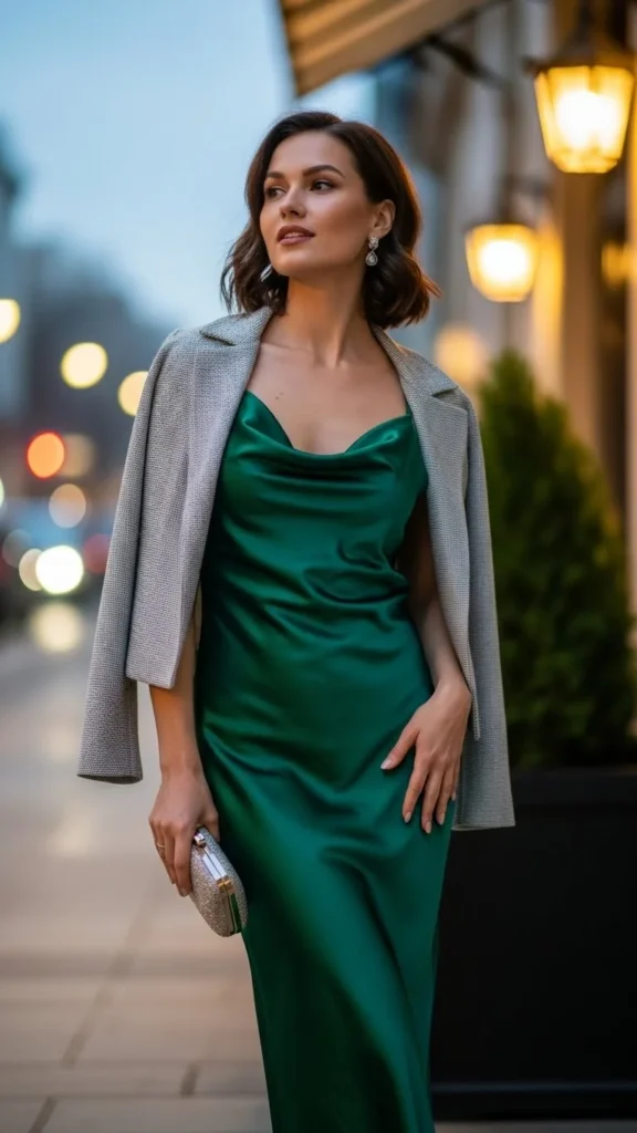 Date-Night Slip Dress Look