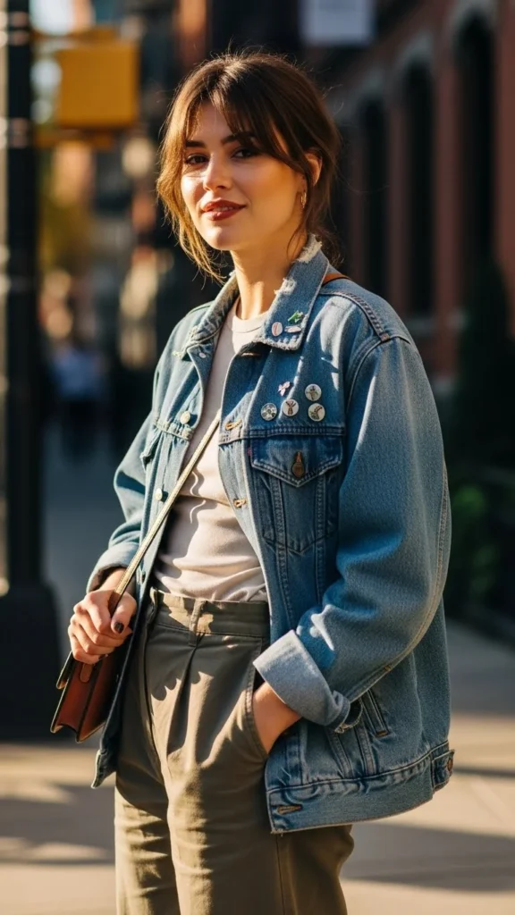 Denim Jacket and Neutral Base