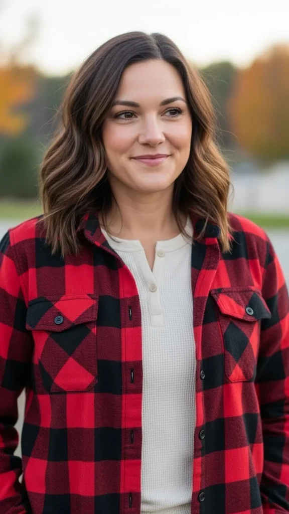 Flannel Shirt with Thermal Layer