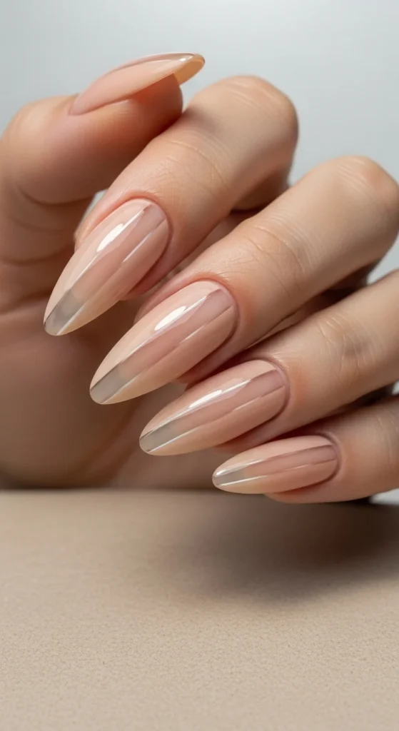 Matte Nude with Shiny Stripe.webp