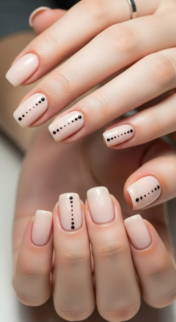 Minimal Dot Accent Gel Nails.webp