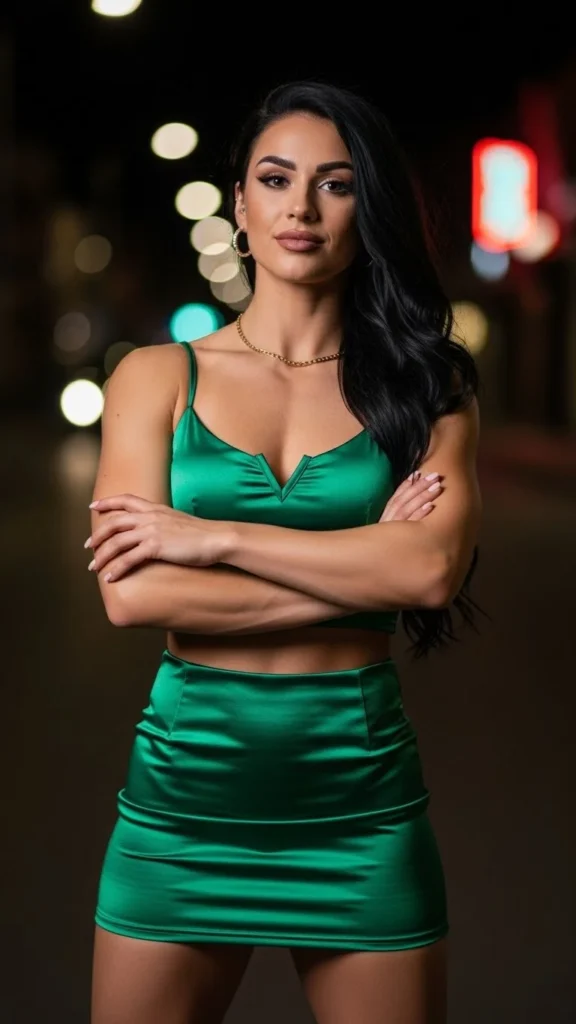 Night-Out Crop Top Set