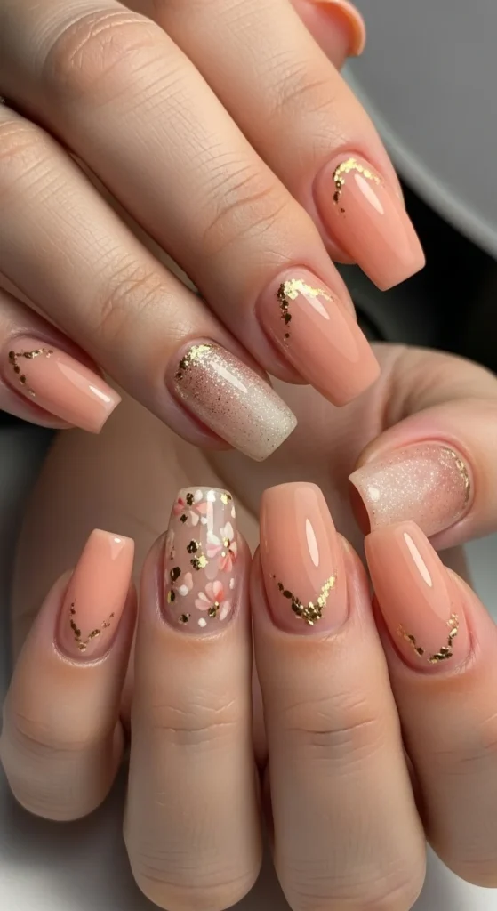 Peach Gel Nails.webp