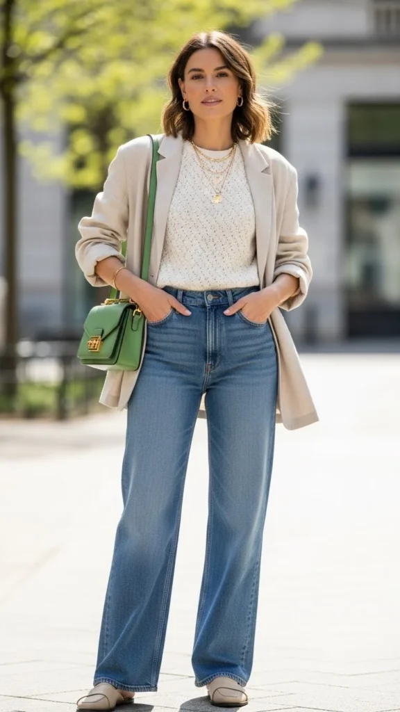 Pistachio Green Accent Outfit