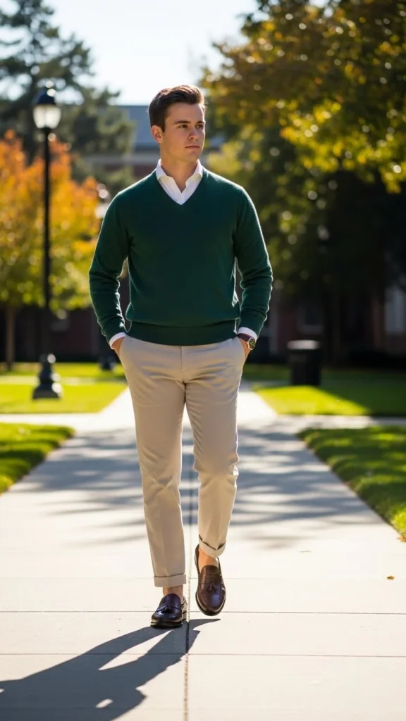 Preppy Campus Outfit