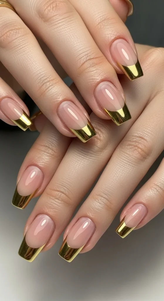 Sheer Nude with Gold Edge Tips.webp