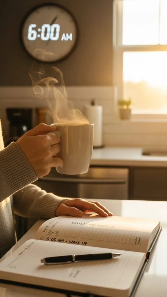 Show Up at the Same Time Daily.webp