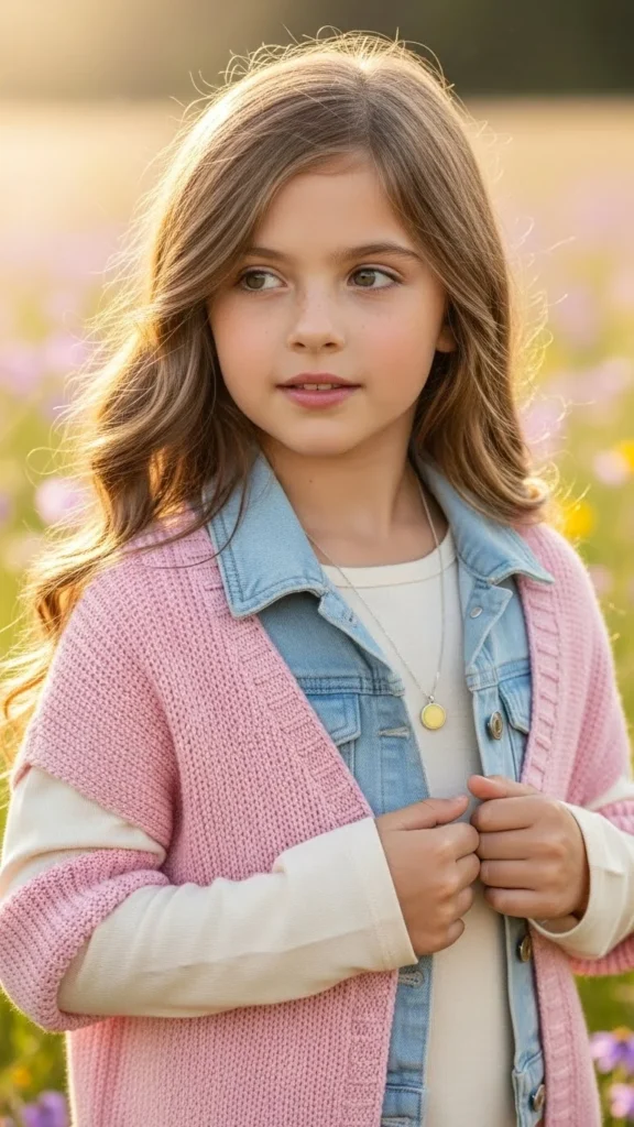 Soft Pastel Layered Look