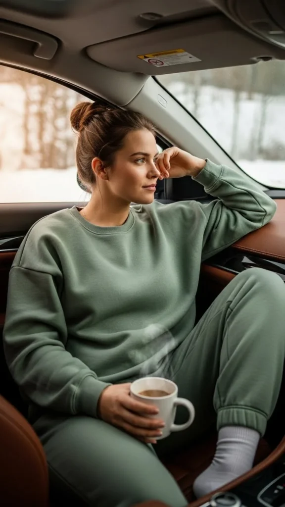 Sweatsuit Road Trip Outfit