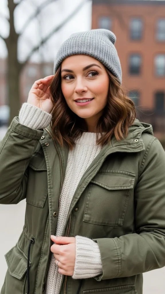 Utility Jacket with Neutral Basics