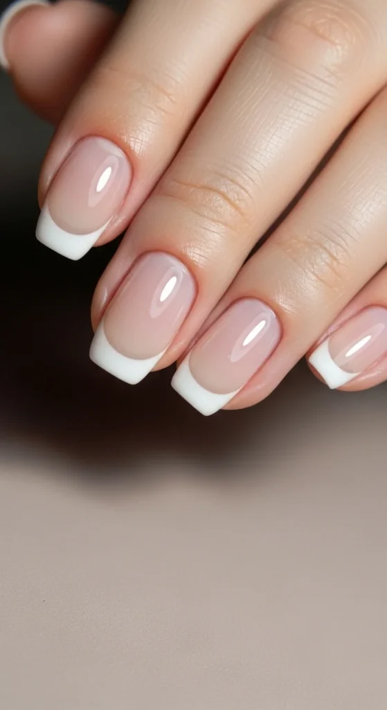1. Baby White Tips on Squoval Nails.webp