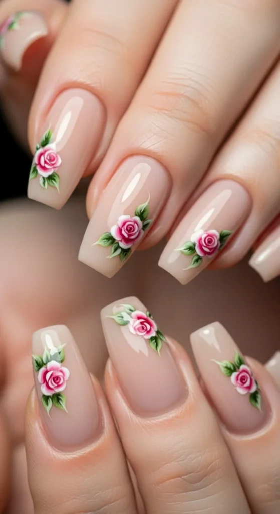 11. Rose Garden Coffin Nails.webp