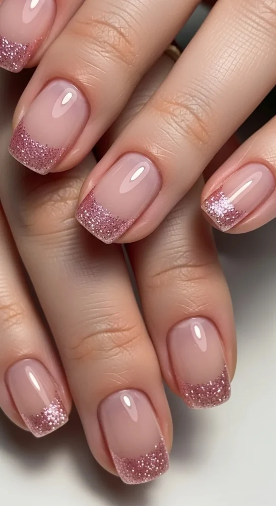 12. Pink Glitter Micro French.webp