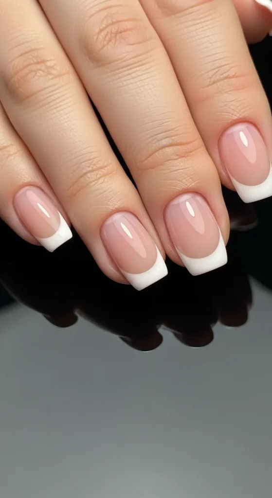 12. Squoval Short French Essentials.webp