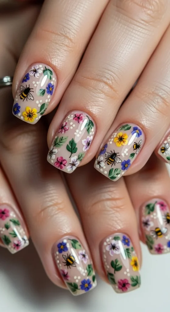 13. Garden Mix Accent Nails.webp