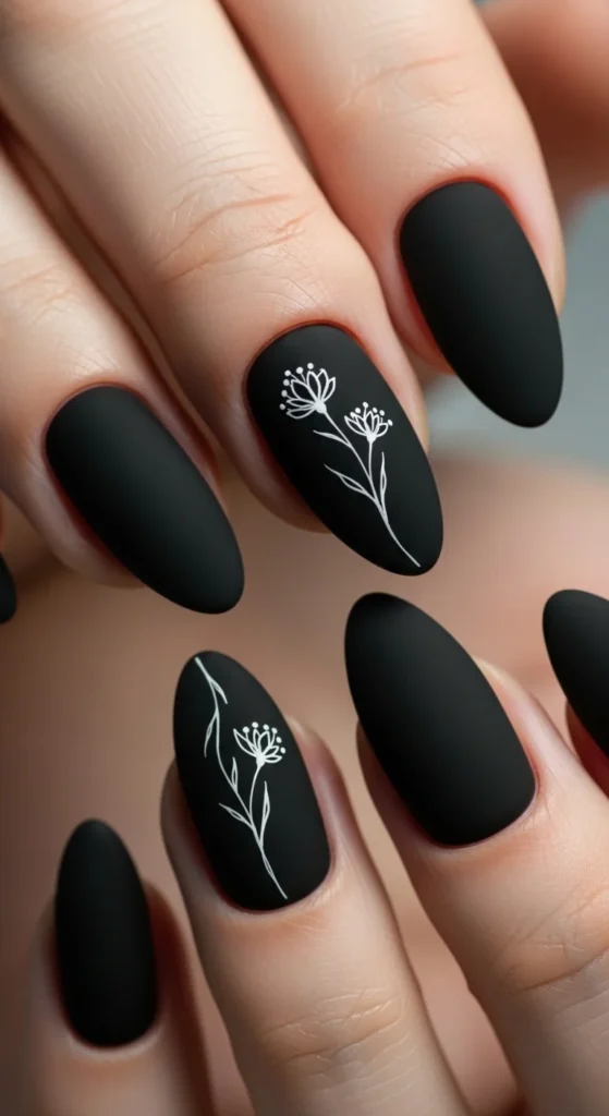 14. Matte Black Single Stem NailsImage_fx.webp