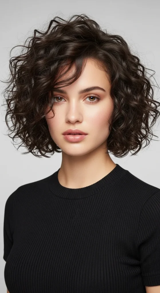16. Asymmetrical Curly Bob.webp