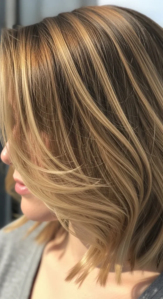 16. Layered Lob with Caramel Balayage.webp