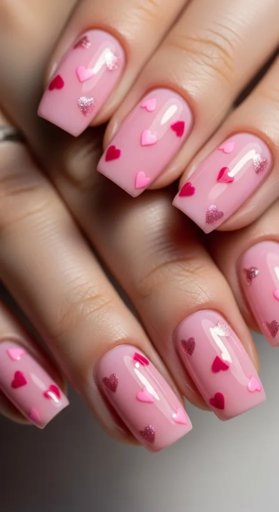 17. Tiny Heart Detail Pink Nails.webp