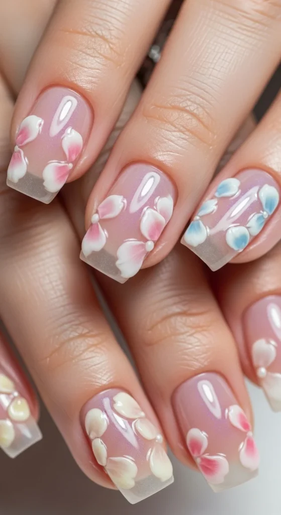 18. 3D Petal Floral Nails.webp