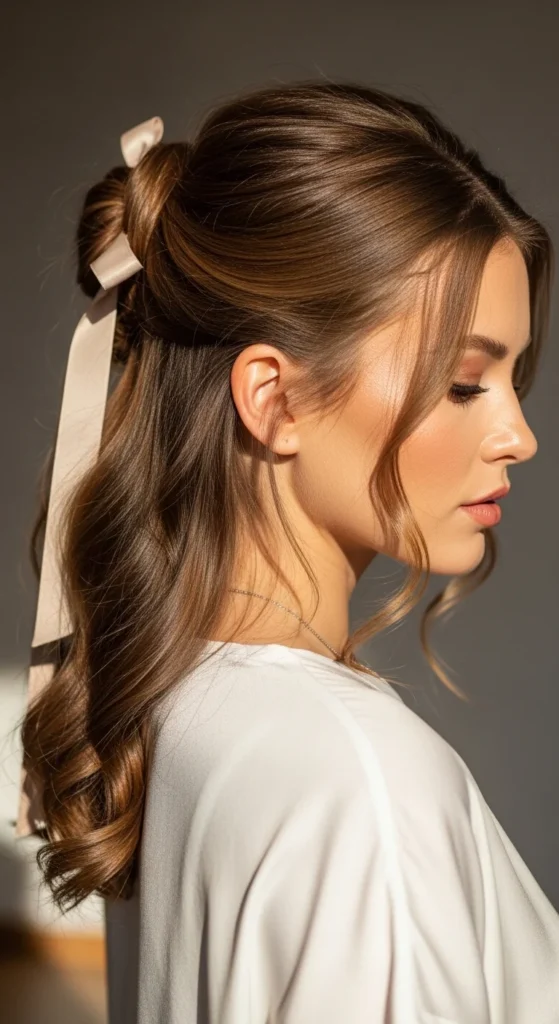 19. Half-Up Twist with Ribbon.webp