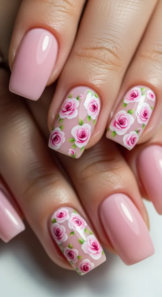 2. Soft Pink Rose Nails.webp